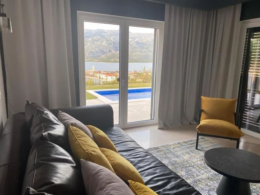 Mediterranean Villa With Pool, Beach, Panoramic View - By Traveler Tourist Agency Krk - Id 2509 Vinjerac